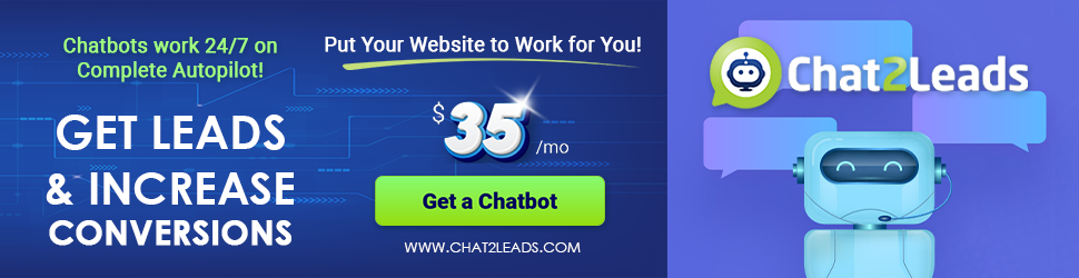 Chat2Leads marketing banner
